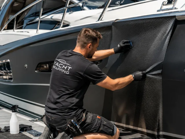 Carbon Yacht Wrapping Εφαρμογές