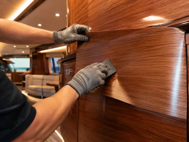 Interior Yacht Wrapping σε Ξύλινες Επιφάνειες