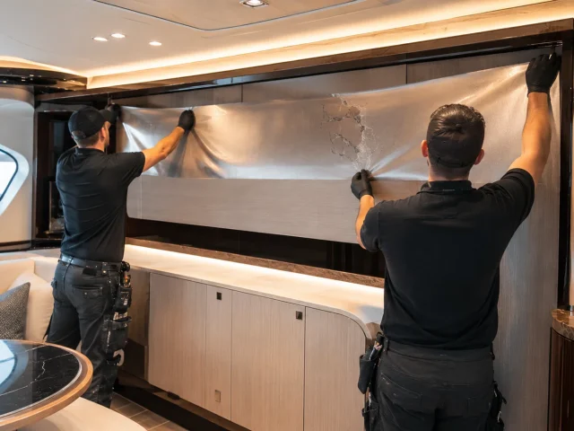 Interior Wrapping σε Super Yachts