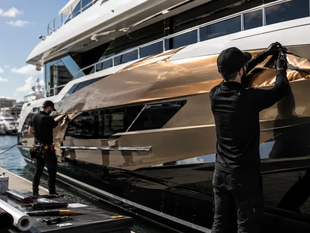 Yacht Wrapping Εφαρμογές σε Super Yachts