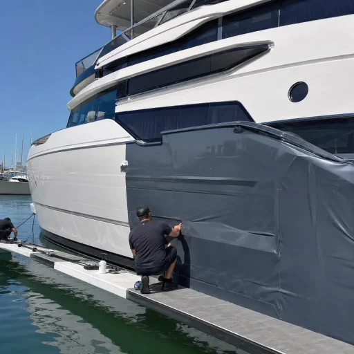 Yacht Wrapping Exterior